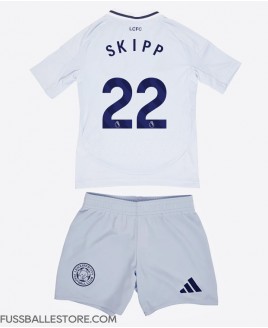Günstige Leicester City Oliver Skipp #22 3rd trikot Kinder 2024-25 Kurzarm (+ Kurze Hosen)